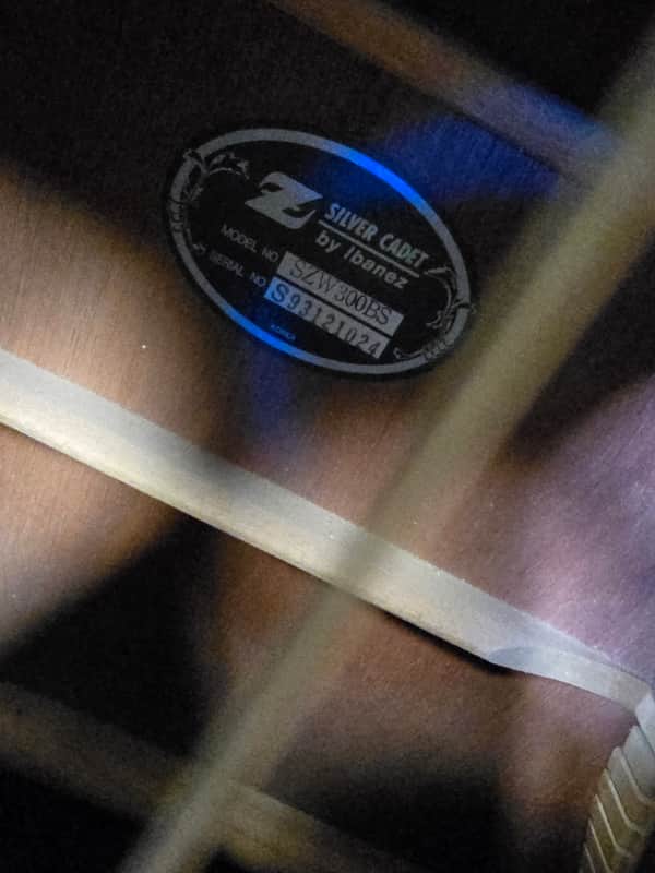 Ibanez Silver cadet szw300bs 00s - acoustic guitar made in korea