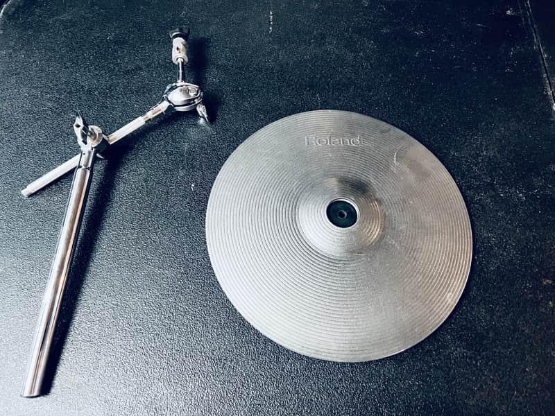 Roland CY-14C-MG V-Cymbal 14" Crash Pad 2010s - Metallic Gray image 1
