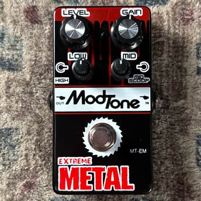 Modtone MT-EM Extreme Metal True Bypass Guitar Effect Pedal W/ Original Box & Paperwork! image 3