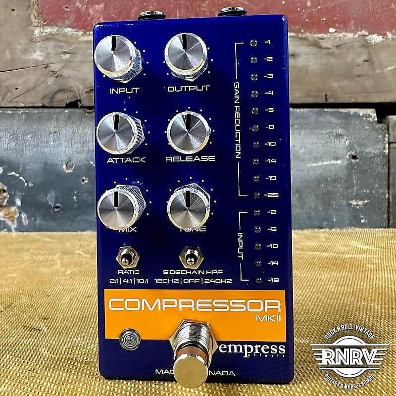 Empress Compressor MKII - Blue Sparkle image 1