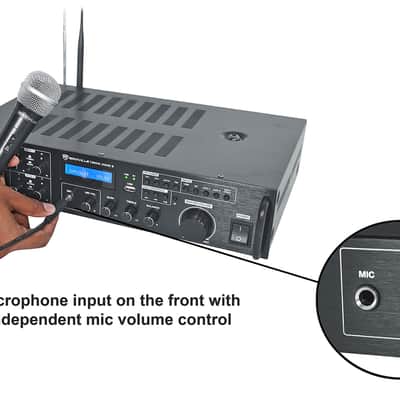 Rockville Rock Zone 8 Channel 1000W Commerical Receiver For Restaurant/Bar/Cafe image 8