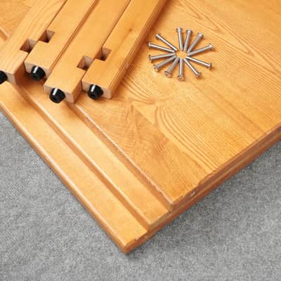 Honey Oak Audio Rack – Solid Wood 3-Tier Hi-Fi Rack – 5-Year Warranty image 12