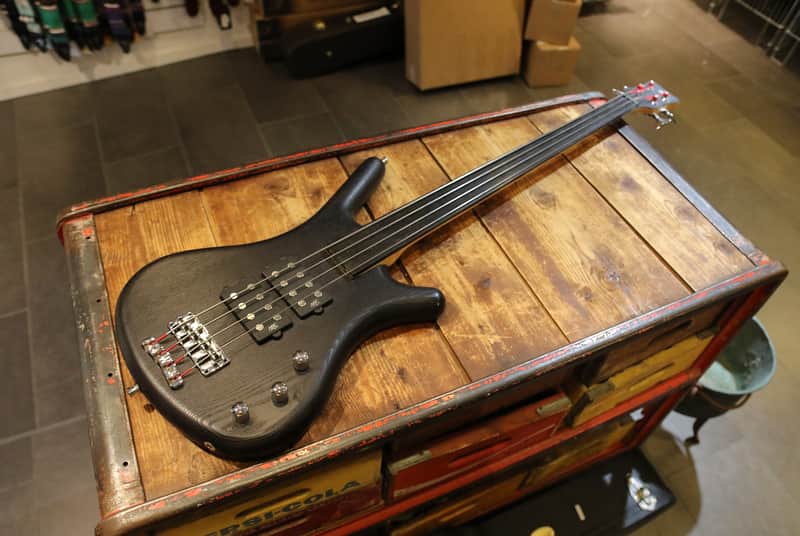 Warwick RockBass Corvette $$ Fretless with Passive Electronics 2010s - Nirvana Black image 1