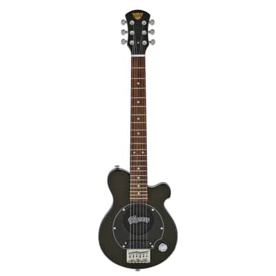 Pignose PGG-200-BK Basswood Body Bolt-On Maple Neck Mini/Travel Built-In Amp 6-String Electric Guitar w/Gig Bag image 3