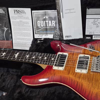 PRS CE 24 2018 - cherry sunburst with PRS Hardshell Case image 6