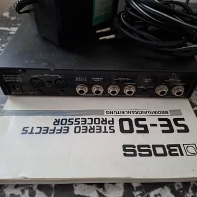 Boss SE-50 Stereo Effects Processor 1990 - 1996 - Black image 2