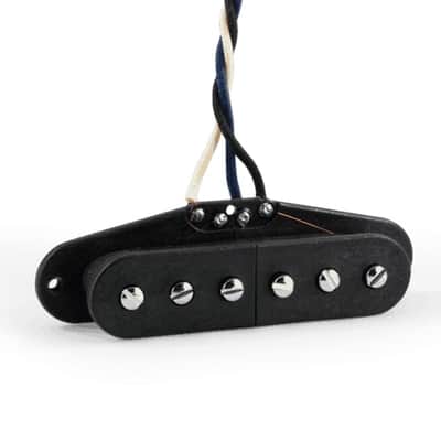 Fralin Split Steel Pole Strat Bridge Pickup - Black image 1