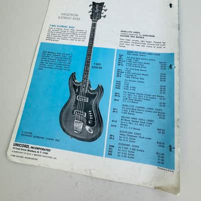 Hagstrom Guitars Catalog 1968 image 2