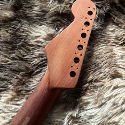 2021 Fender American Acoustasonic Stratocaster Striped Ebony Fretboard Neck image 10