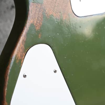 GLETTY GUITARS ALU-SG MKVI  2026 - OLIVE GREEN ANTIQUE image 12