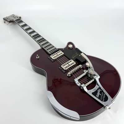 2026 Gretsch Nigel Hendroff Penguin G6134TFM-NH - Dark Cherry Metallic Flame image 12
