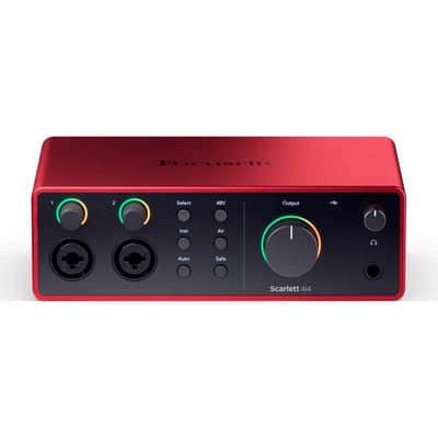 FOCUSRITE SCARLETT4-4I4 Scarlett G4 - Scarlett 4I4 4th Gen - 4 in / 4 out - USB-C image 2