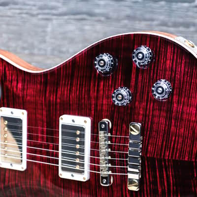 PRS McCarty 594 10-Top Red Tiger Pattern Vintage Electric Guitar w/Case #0399640 image 7