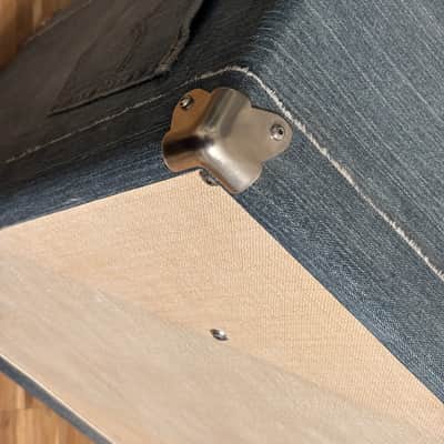 BOUTIQUE one-of-a-kind blue jeans 2x10" Combo Cabinet with Fender V1030 Speakers L@@K ! image 10