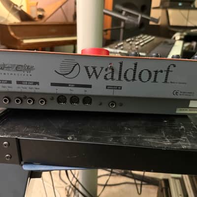 Waldorf Microwave XT Rackmount Wavetable Synthesizer 1998 - Orange image 2