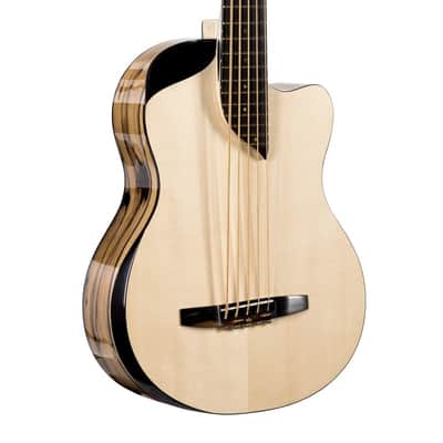 Turkowiak 5-String Acoustic Bass Guitar Double-Top Small-Body Bild 5