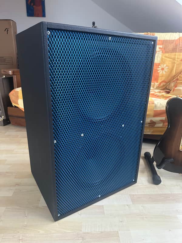 TONE55 Audio 212 150-Watt 2x12" Guitar Speaker Cabinet 2025 Black - Metalblue grill image 1