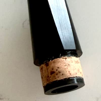 Henri Selmer (Paris) HS* Clarinet Mouthpiece and Selmer USA Silver Plated Ligature - Hard Rubber image 3