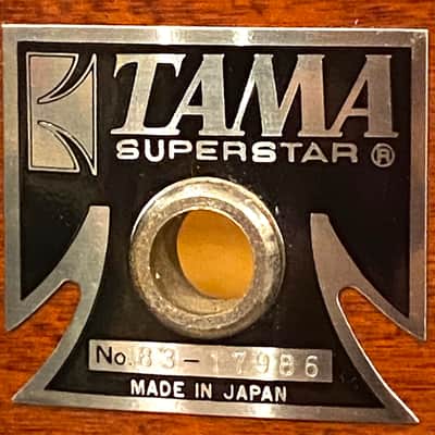 Tama Vintage 1980s AW458 Superstar Mastercraft 8x14 Birch Snare Drum - Super Mahogany Finish - Very Good Condition - We Ship Fast! image 6