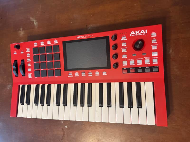 Akai MPC Key 37 Workstation Synthesizer 2024 - Present - Red image 1
