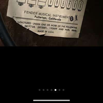 Fender Pro Reverb 2-Channel 40-Watt 2x12" Guitar Combo 1965 - 1967 image 6