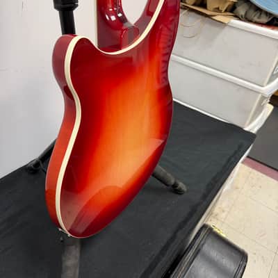 Used Rickenbacker 330/12 12-String Electric Semi-Hollow Body Electric Guitar Fireglo with Original Case 2007 USA image 23