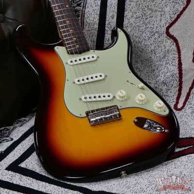 Fender Custom Shop Vintage Custom '59 1959 Hardtail Stratocaster  Time Capsule Package TCP Chocolate 3-Color Sunburst 6.90 lbs image 8