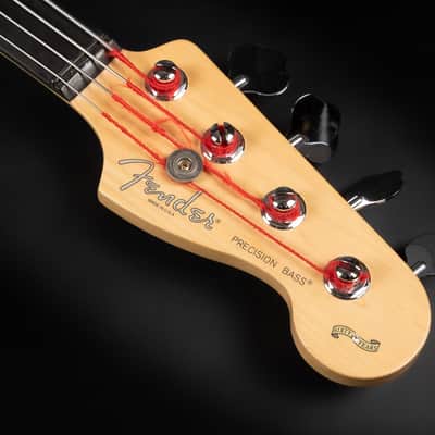 2005 Fender 60th Anniversary American Precision Bass Custom Fretless - 3-Color Sunburst | USA 4-String Boutique Ebony Fretboard | Case image 9