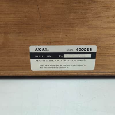 Akai - 4000DB - Stereo Reel to Reel Tape Recorder - Serviced (transistors) image 14