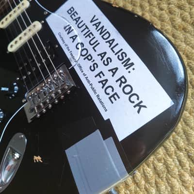 Vandalism Strat Black Nitro SD59 LH image 19