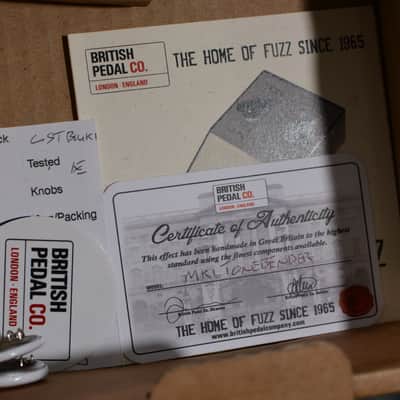 British Pedal Company Compact Tone Bender MK I w/ FREE Same Day Shipping image 5