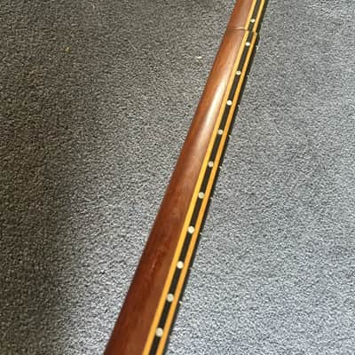 Unbranded vintage zither banjo - possibly W. Tremlett - with vintage leather case image 6