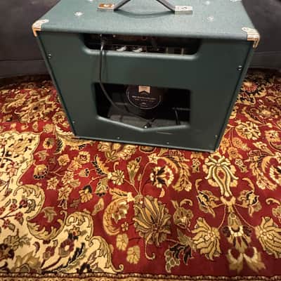 ValveTrain Powertrain Stage 50 Michael Britt Signature 50-Watt 1x12" Tube Powered Guitar Monitor Speaker 2020s - Green / Cream image 3