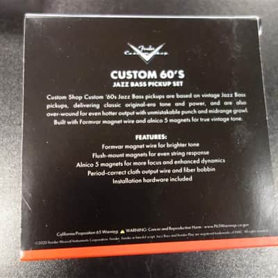 Fender Custom Shop Custom ’60s Jazz Bass Pickups, (2) image 2