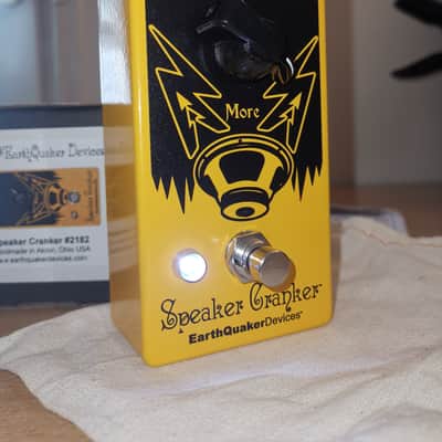 EarthQuaker Devices Speaker Cranker Overdrive V2 2017 - 2021 - Yellow / Black Print image 5