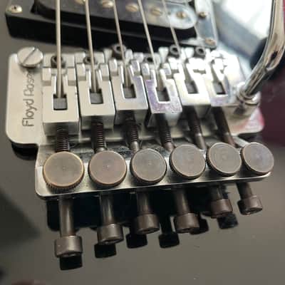 Vintage early 1987 Black Kramer Focus 6000 MIJ with The "Original" Floyd Rose image 4
