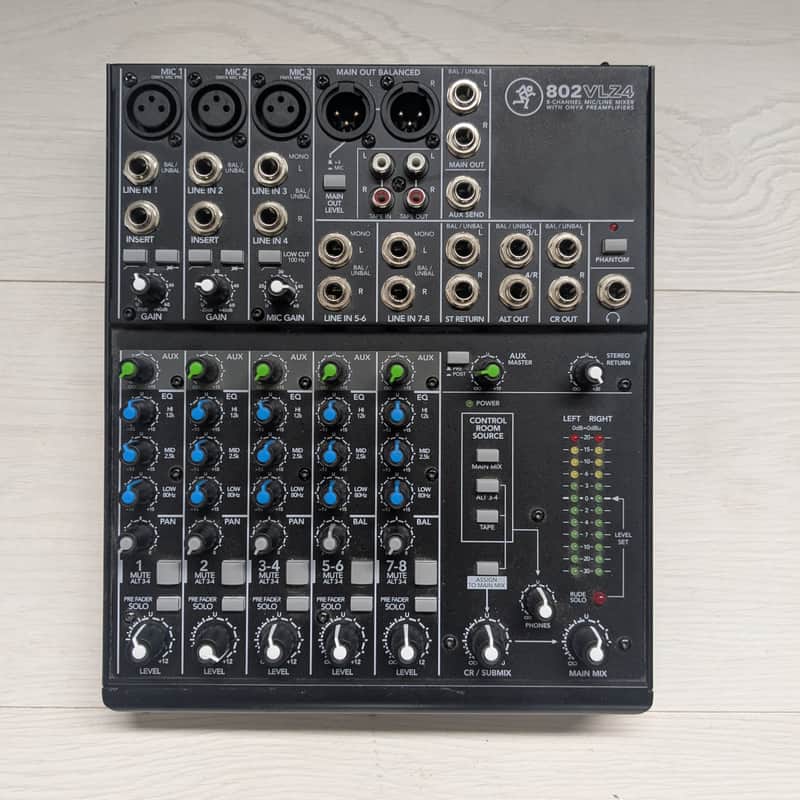 Mackie 802VLZ4 8-Channel Mic / Line Mixer | Reverb Canada