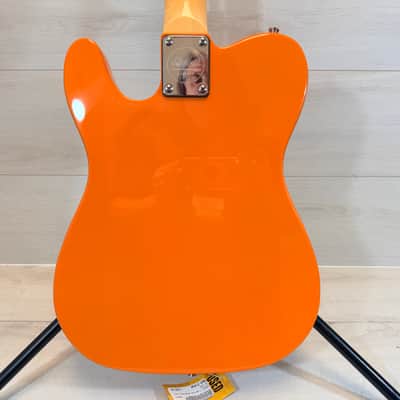 Amati T-Style Electric Guitar Orange Gloss Finish w/ Gig Bag image 7