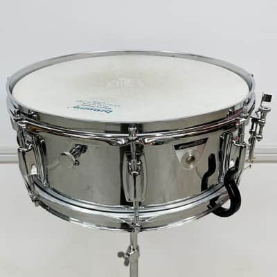 Vintage Early 1970s Ludwig Standard Chrome Snare Drum image 1