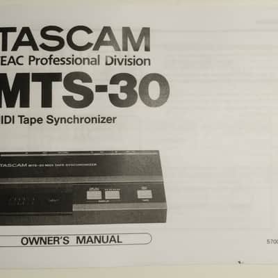 TASCAM MTS-30 MIDI Tape Sinchronizer 1990 - Excelente image 7