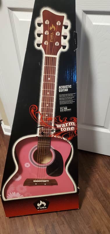 First Act Acoustic Guitar pink Fuel image 1