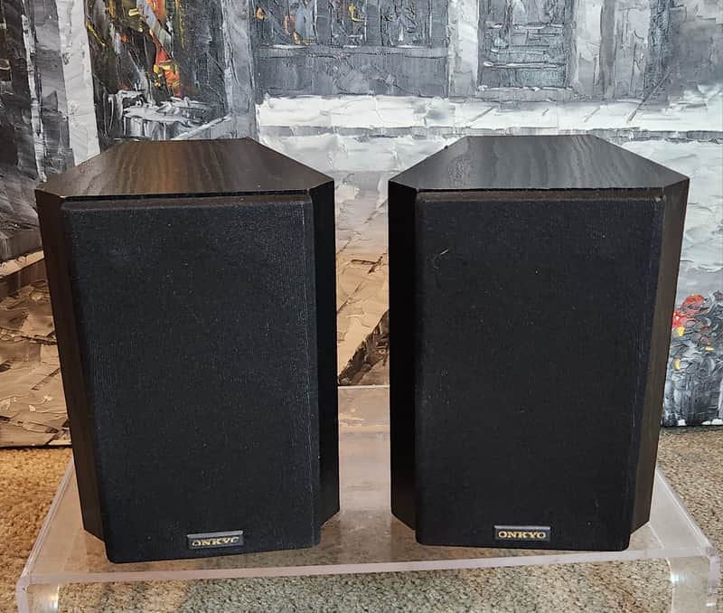 Onkyo Onkyo SKS‑30 speaker pair 90s - Black image 1