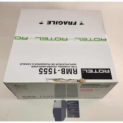 ROTEL RMB 1555 Amplifier - Silver - New in Box image 2