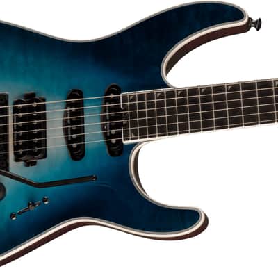 Jackson Pro Plus Series Soloist SLA3Q Polar Burst Ebony Fingerboard image 6