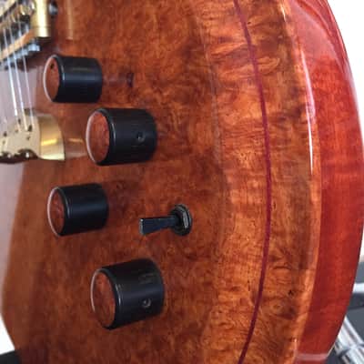 Alembic CUSTOM Skylark 6 string Electric Guitar Pele 2006 Burl Amboyna WILL TRADE FOR ALEMBIC BASS image 5