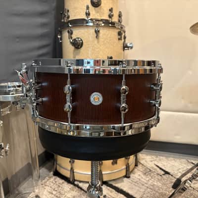 Sonor Prolite 6X14 Nussbaum Satin Hella Die Cast Hoops Snare Drum image 2