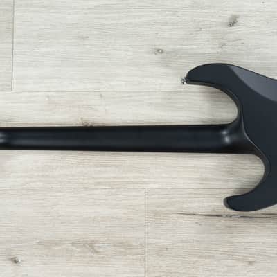 ESP LTD Deluxe MH-1000NT BB Guitar, Macassar Ebony, Fishman Fluence Modern, Black Satin Bold Binding image 7