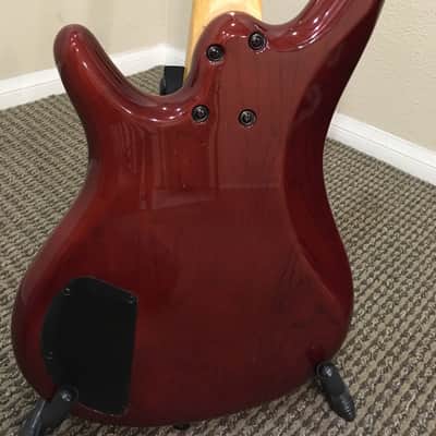 Ibanez SR690 2000 Trans Burgundy Over Ash image 3