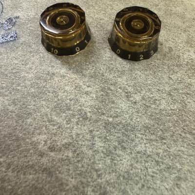 PRS Lampshade Knobs S2 CE Custom Singlecut Paul Reed Smith - Black Amber image 1