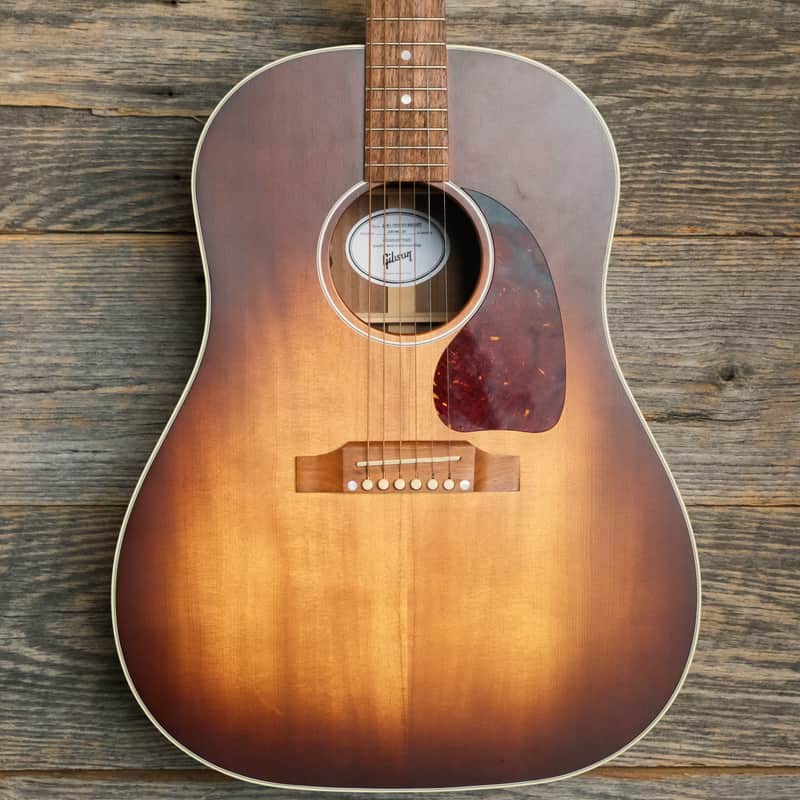 Used Gibson 50s J-45 Studio Walnut A/E Guitar - Vintage Sunburst w/Bag